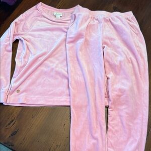 Lilly Pulitzer Soft Pink Kids velour Set